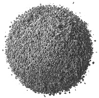 резиновая крошка, фракция 1 мм., серая